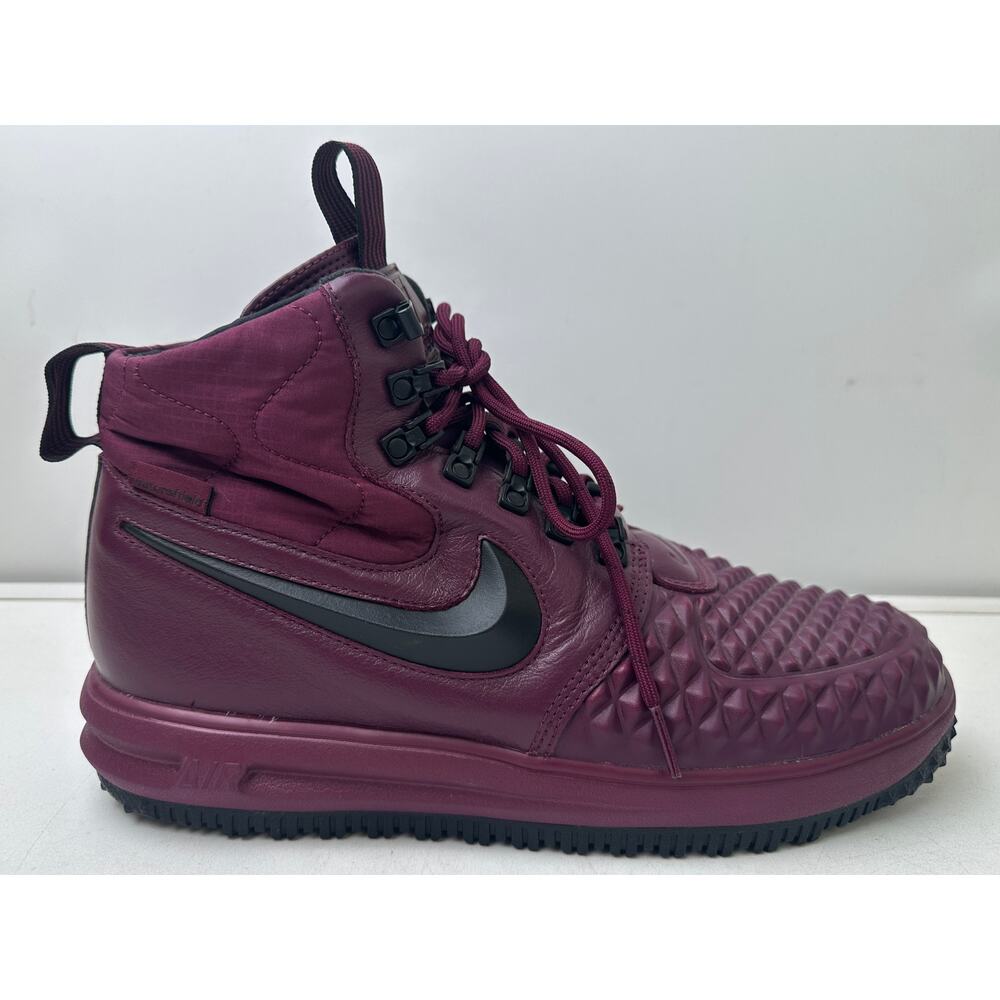 Nike Lunar Force 1 Duckboot '17 Bordeaux / Black Sneakers Men's Sz 10 - Picture 3 of 9